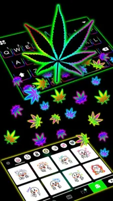 Rasta Weed Gravity Theme android App screenshot 1